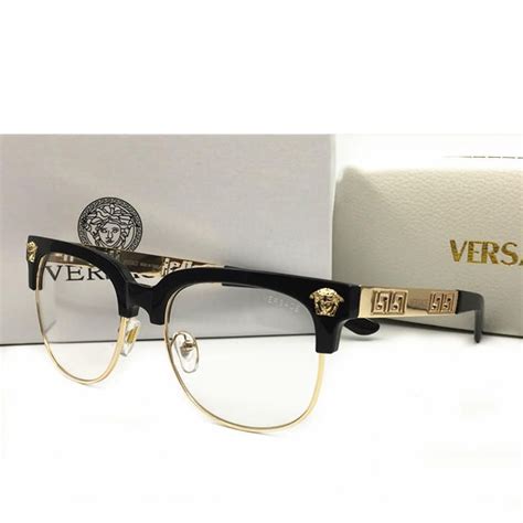 gold men's versace glasses|Versace prescription eyeglasses for men.